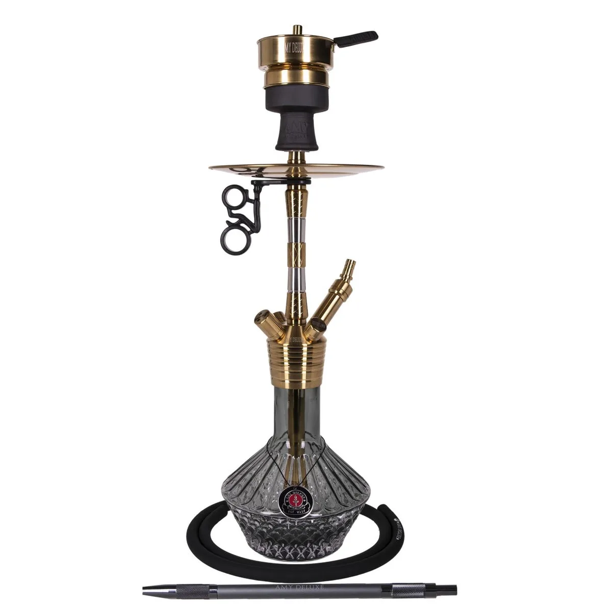 Amy Deluxe German hookah shisha set, ss33.02 Fusion Shine S