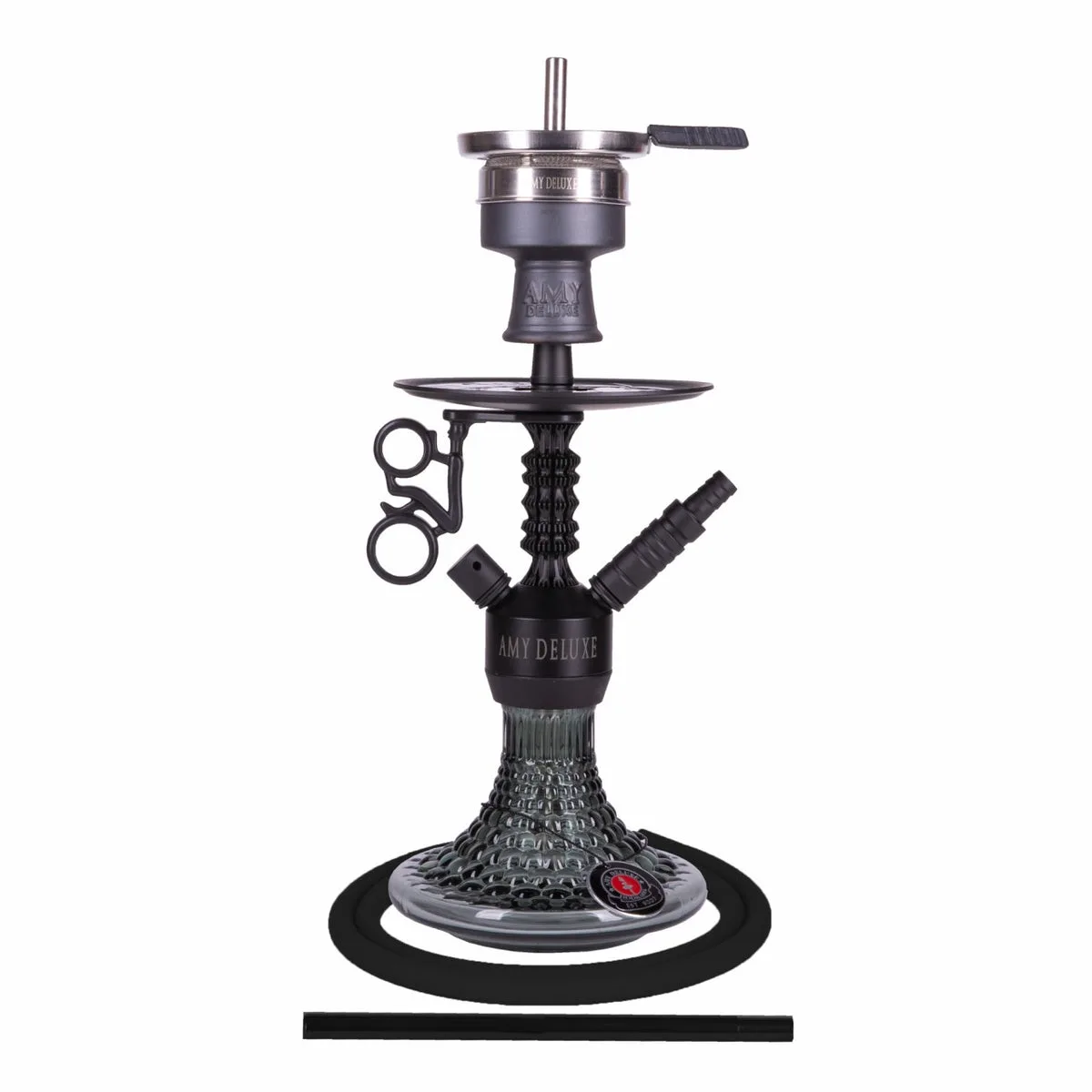 Amy Deluxe German hookah shisha set, 072.03 Alu Antique Berry Mini