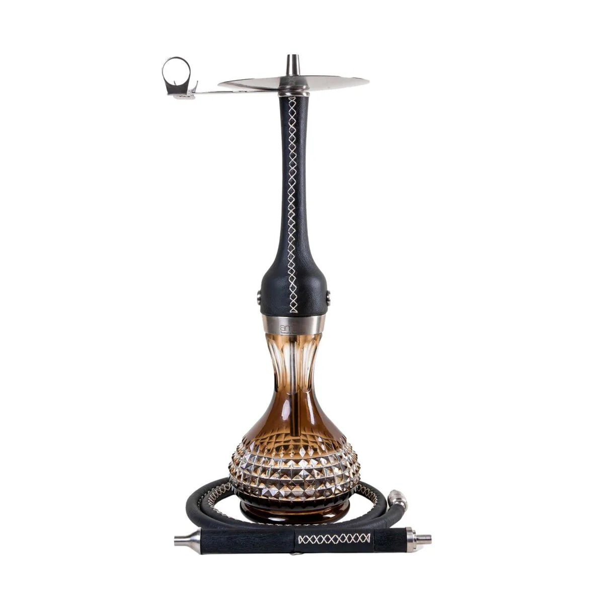 Amy Deluxe German hookah shisha set, AMIR`S INDI 2.0 - luxury leather shisha