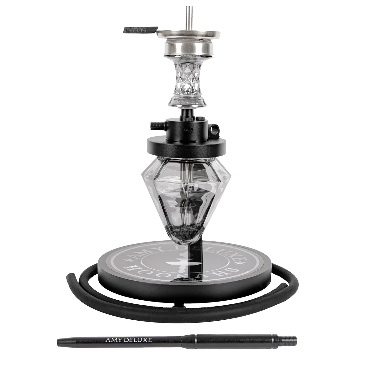 Amy Deluxe German hookah shisha set, 1500 Alu Crystal